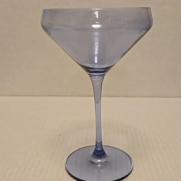 NWT Blue Tuscana Martini Glass Set - Picture 11 of 16